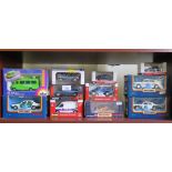 Matchbox, Burago and others: models of police vehicles, all boxed