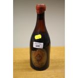 A pint bottle of Bass Prince's Ale 1929, some damage to the red wax seal and label