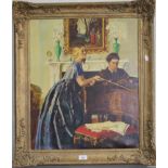 E. L. Thorne, after W.E. Webster 'Sonata' Oil on canvas, signed, dated 1950 and inscribed verso,