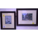 Four Cashs woven pictures, 'The Flying Cloud' and three others (4)