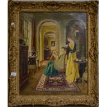 E.L. Thorne, after Campbell Taylor 'A Copy of Serenity' Oil on canvas, signed, dated 1949 and