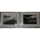 Greenwood 'Border County' and 'Gleyn Sunset' Aquatints, limited edition to 350, signed and dated '