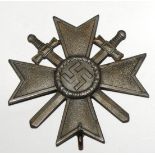 WWII German War Merit cross with swords