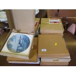 A collection of Danbury Mint and other collector's plates - all in original packaging