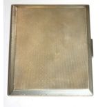 Silver cigarette case