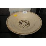 Longquan: A Sukhotai fish bowl 25cm diameter with Nanhai Marine Archaeology label and certificate of