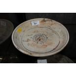 Hoi An Hoard: An overglaze decorated dish with Hoi An Hoard label 22cm diameter