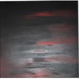 Atris Abstract in red and black Acrylic on canvas Signed and dated 2003 71cm square