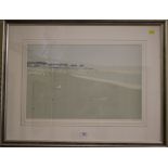 Gino Guido Seagull on a beach Lithograph Signed numbered 3/150 in pencil, 34cm x 53cm