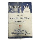 Football: FA Cup Final Programme, Empire Stadium Wembley, Saturday April 27th 1935 - Sheffield