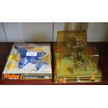 Dinky no.725 - F-4K Phantom II, boxed and no. 662 - Static 8mm gun with crew, boxed (2)