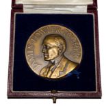 A bronze medallion for James Fowler Torcher 1864-1945 School of Pharmacy Robert Gordon's Technical