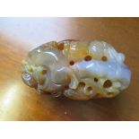 A Chinese agate carving