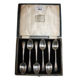 A set of silver teaspoons