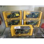 Five Lesney Matchbox M.O.Y. Lipton's Tea Talbot Delivery Vans in original window boxes