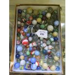 A collection of marbles