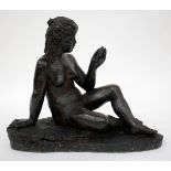 THIS LOT IS WITHDRAWN      KARIN JONZEN 'Suzanna in Summer', a resin sculpture, 37cm wide