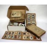 A LARGE COLLECTION OF OLD CIGARETTE CARDS