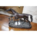 R.J. MENEN - A bronze statue of a horse, 22cm wide