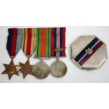 A GROUP OF WORLD WAR II MEDALS awarded to Ann West of the WRAF, reputedly a Major, consisting of the