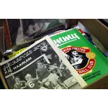 A SELECTION OF VINTAGE FOOTBALL PROGRAMMES including Reading, Aston Villa etc, various issues from