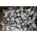 A LARGE SELECTION OF COLLECTABLE PORCELAIN THIMBLES