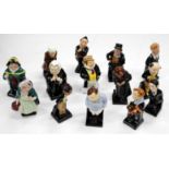 A SELECTION OF ROYAL DOULTON CHARLES DICKENS CHARACTER FIGURINES including Buzz Fuzz, Captain