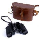 A SET OF CARL ZEISS BINOCULARS in original leather case