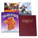 A LARGE COLLECTION OF BOOKS RELATING TO THE GRATEFUL DEAD including 'The Art of Rock' signed edition