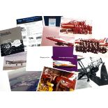 A GROUP OF AVIATION EPHEMERA to include large format colour photographs of the Red Arrows Team