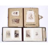 TWO VICTORIAN PHOTOGRAPH ALBUMS
