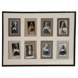 A COLLECTION OF EIGHT SIGNED BLACK AND WHITE PHOTOGRAPHS of Judges, 19th Century and early 20th