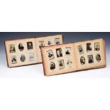 2 OGDEN'S Photograph Albums. with portrait cards of various distinguished characters.