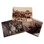 A GROUP OF SILVER GELATINE PHOTOGRAPHIC PRINTS relating to Archeology and Britain circa 1900