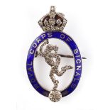 A COLLECTION OF ANTIQUE AND LATER BROOCHES, to include an enamel regimental bar brooch for the