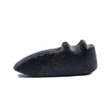 AN ANCIENT STONE ADSE HEAD from Wrangell Alaska, 19cm long - Purchased in London in the 1960's