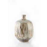 William Marshall (British, 1923-2007) Vase faceted sides impressed potter's seal 30cm high.