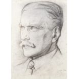 After William Rothenstein (British, 1872-1945) H. Plunket Greene print 25cm x 17.2cm, another of a