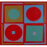 Bob Crossley (British, 1912-2010) Circles and Squares, 1968 35/40, signed, dated and numbered in