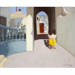 Andrew Macara (British, b.1944) The Archway, Lindos, Rhodes, 1988 signed (lower right) oils on