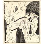 Eric Gill (British, 1882-1940) The Harem woodcut 11.8cm x 9.3cm.