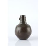 Janet Leach (British, 1918-1997) at Leach Pottery Vase lug handle, grey glaze impressed potter's and