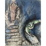 Marc Chagall (French, 1887-1985) Assuérus Chasse Vasthi (Mourlot 251) lithograph for the book 'The