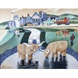 Alfred Daniels (British, 1924-2015) The Glenlivet Distillery as Ballindaloch, 2005 signed and