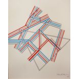 Modern Art Prints Collection of five modern art prints to include work after Kenneth Martin, Marc