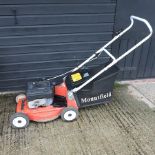 A Mountfield petrol lawnmower,