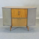 A 1950's Sobell teak cased stereo,