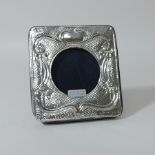 A modern silver photograph frame,