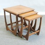 A nest of three 1960's G plan occasional tables,