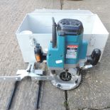 A Makita 3612 router